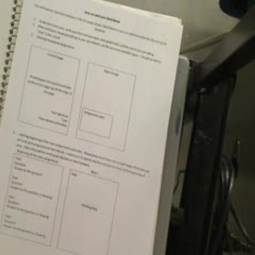 Sketchbook Homework Video