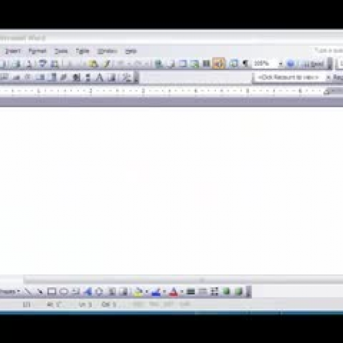 MLA Format in Word 2003