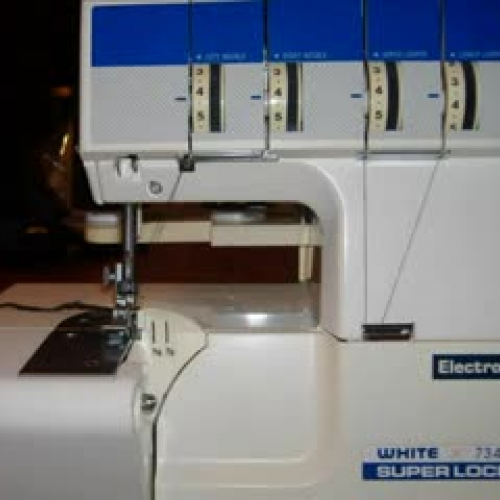 How to thread a Serger