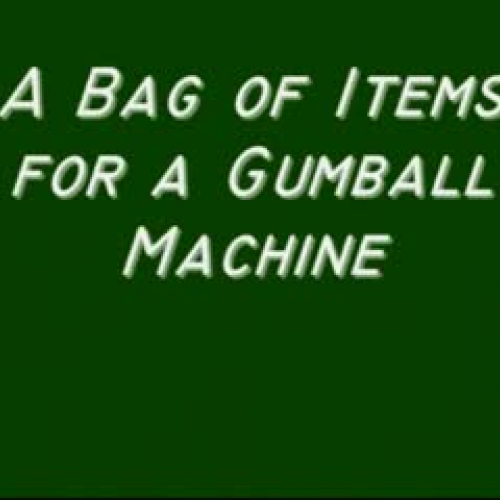 Designing a GumBall Machine
