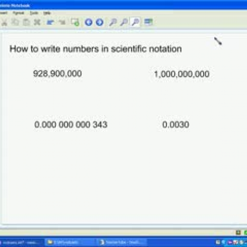 scientific notation