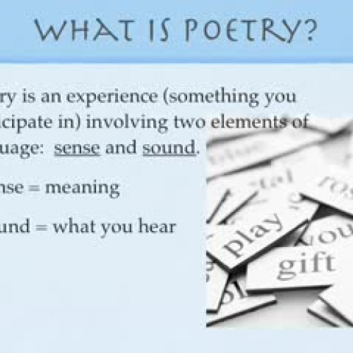 Poetry Introduction