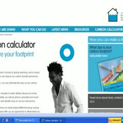 Carbon Calculator Step 1