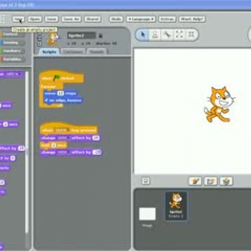 Scratch Taskcard 3 Video:Importing New Sprite