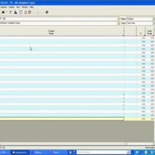Setting up and e-mailing grade reports from I