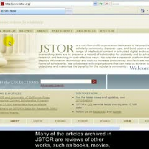 Reviews in JSTOR: How to Find or Avoid Them