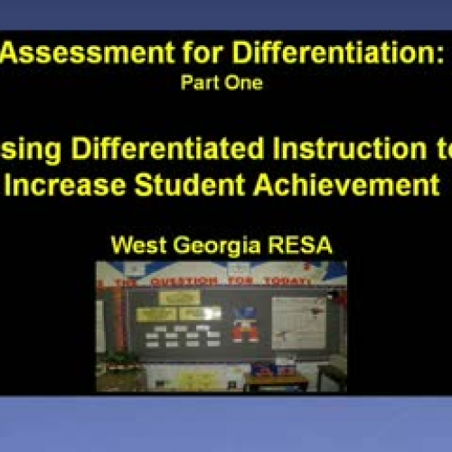 Wesr Georgia RESA Differentiation Part one