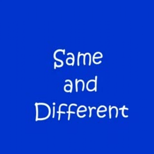 Same &amp; Different