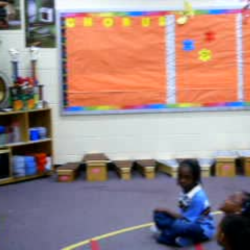 1st Graders Clapping Muffin Rhythms