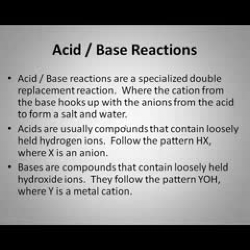 AP- Acid Base Reactions and Titrations