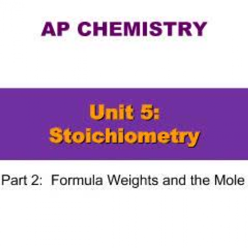 EHS AP Chem Unit 5 part 2