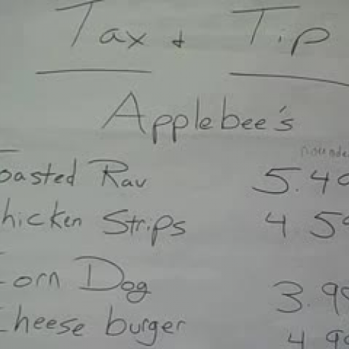 calculating estimating sales tax and tip