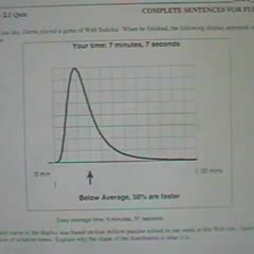 AP Statistics 2.1 Quiz