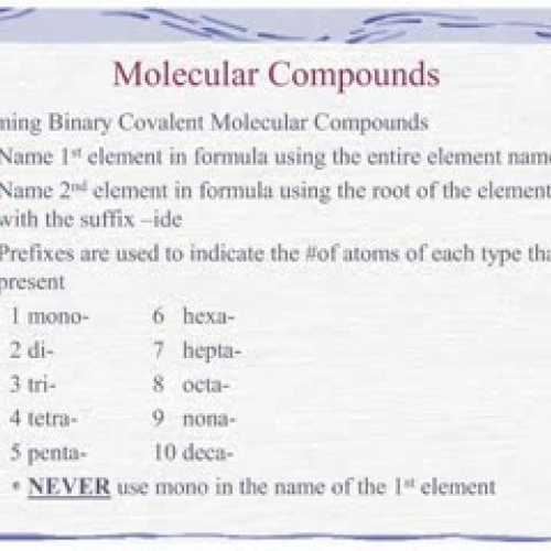 McEachern Names &amp; Formulas of Covalent Co