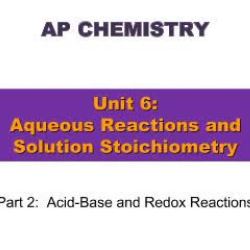 EHS AP Chem Unit 6 part 2