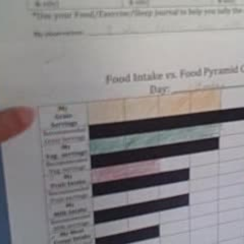 Hye Won (ESL student) looks at her data