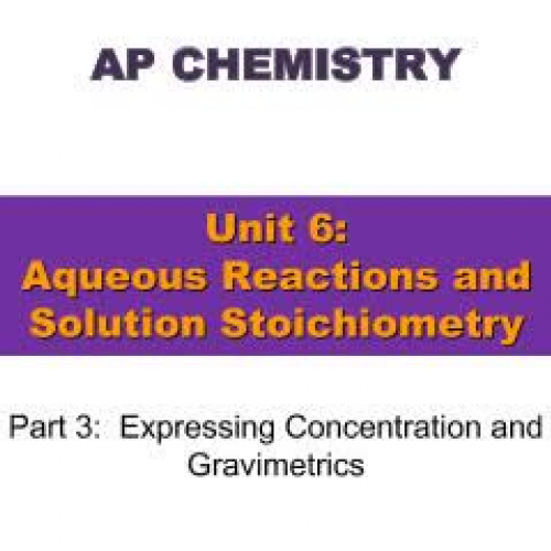 EHS AP Chem Unit 6 part 3