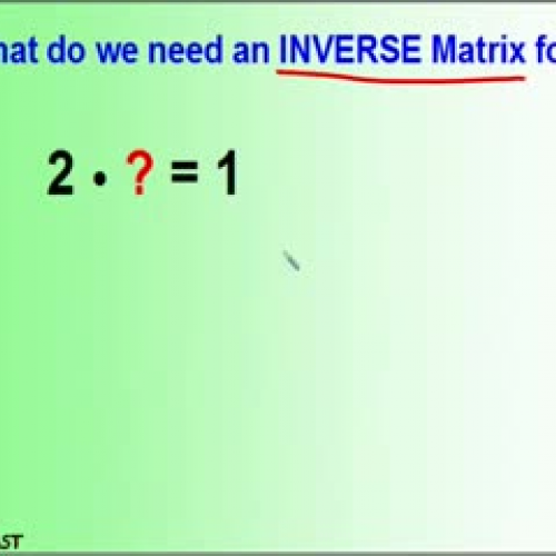 The Inverse Matrix KORNCAST