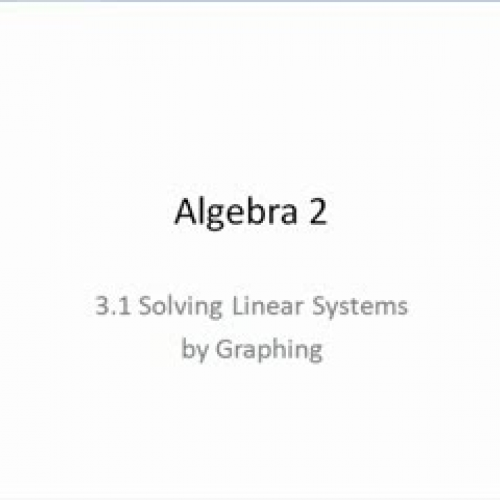 3.1 Alg2. solve systems by graphing_Hillman