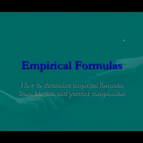 Determination of Empirical and Molecular Form