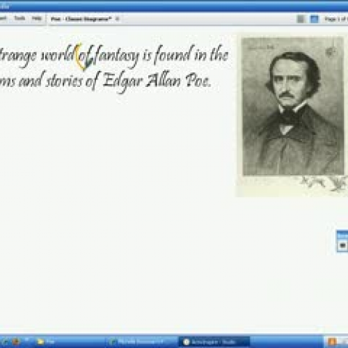 Poe - Diagramming Simple Sentences