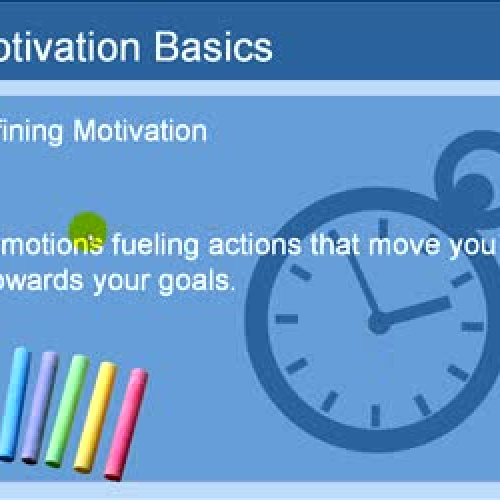 Student Motivation 3 - Pause and Take Care of