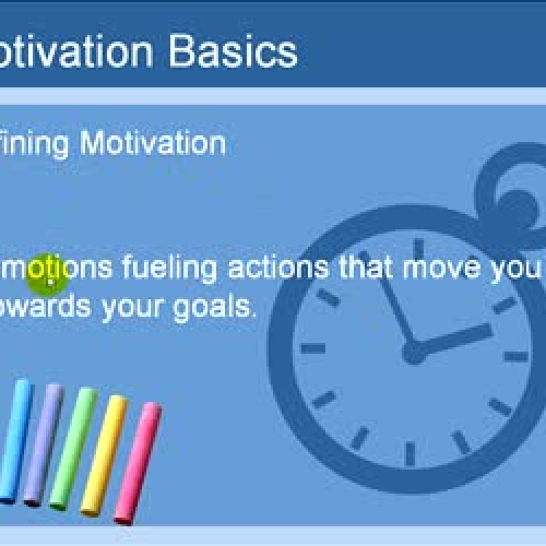 Student Motivation 1 - Emotions Lift You Up O
