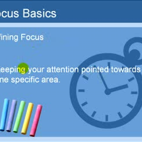 Focus On School 2 - Avoiding Distractions