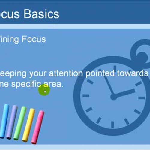 Focus On School 1 - Seriously Can’t Focus?