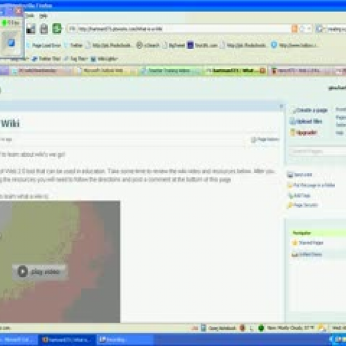 Commented on a wiki page