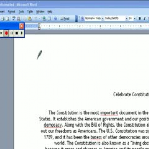 Formatting Your Title