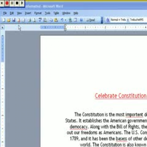 Formatting- Setting Up Your Word Document