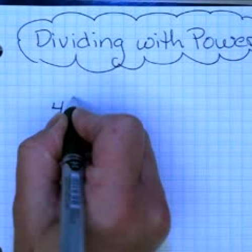 Dividing with Powers