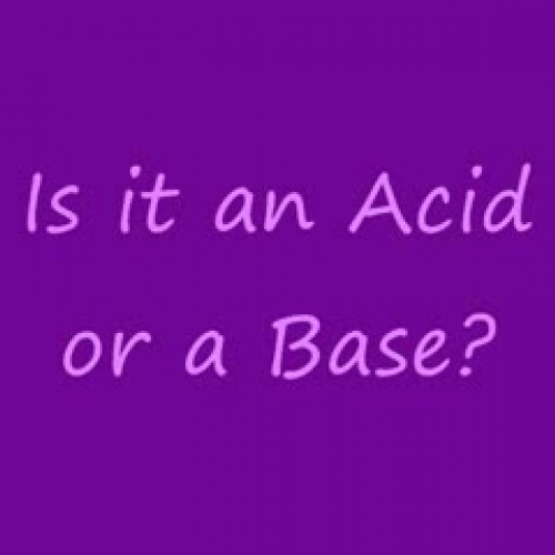 Is it an acid or a base