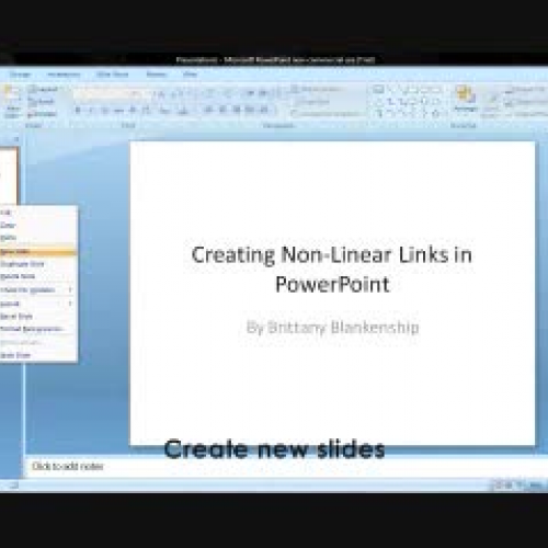 Non-Linear Links in PowerPoint