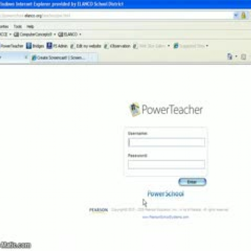 PowerTeacher GradeBook Entering Standards