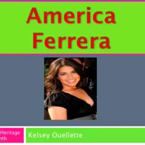 America Ferrera Powerpoint