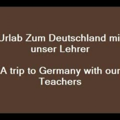 Trip to Germany