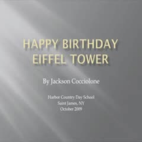 Happy Birthday Eiffel Tower