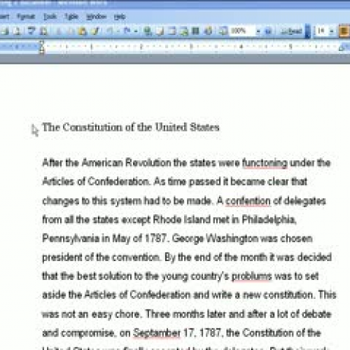 Lesson 2- Formatting Part 1