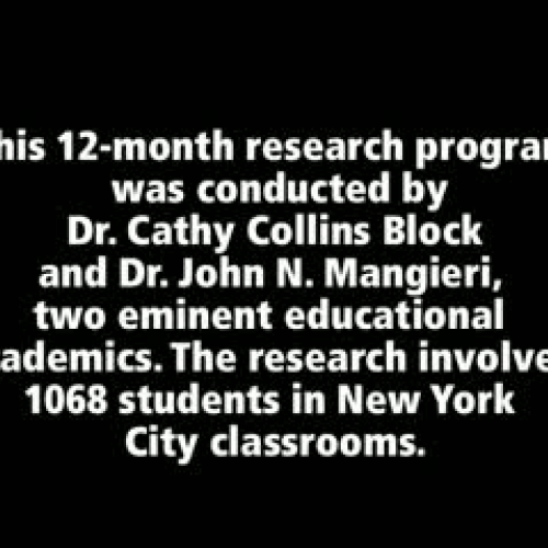 John Mangieri - AWARD research results