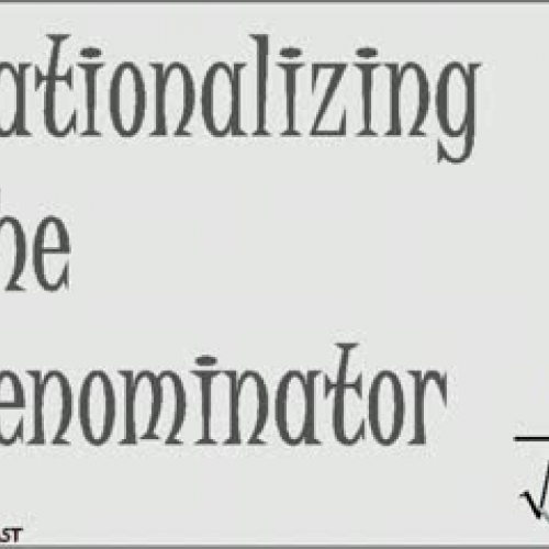 Rationalizing the Denominator KORNCAST