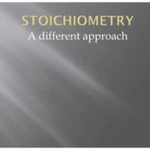 Stoichiometry New