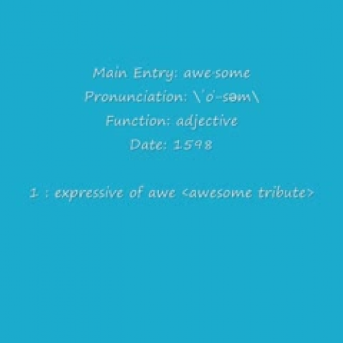 English Celebration Take 1