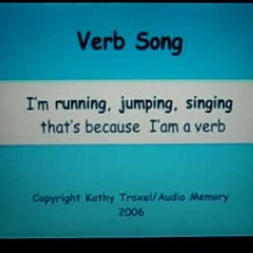A Verb Song