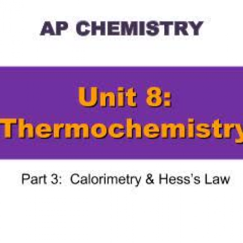 EHS AP Chem Unit 8 part 3