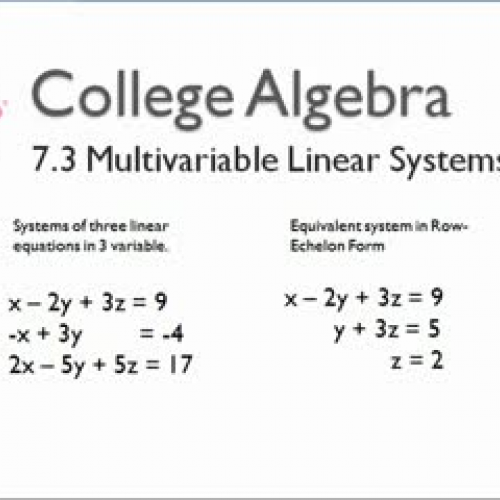 7.3 Multivariable Linear Systems_Hillman