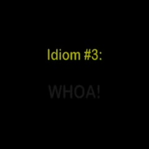 &quot;WHOA&quot; Idiom in American Sign Langu