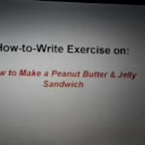 How to make a peanut butter and jelly sandwic