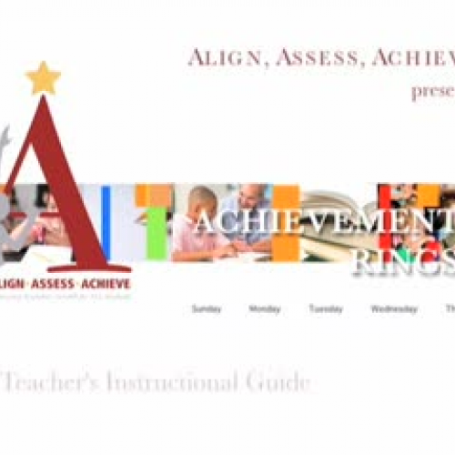 Align, Assess, Achieve - Achievement Rings